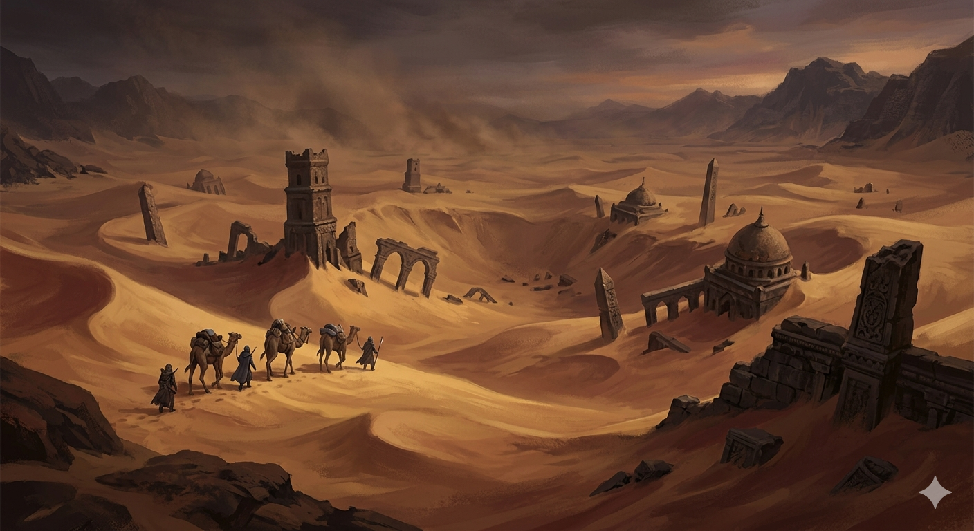 Rovine del deserto di Ker